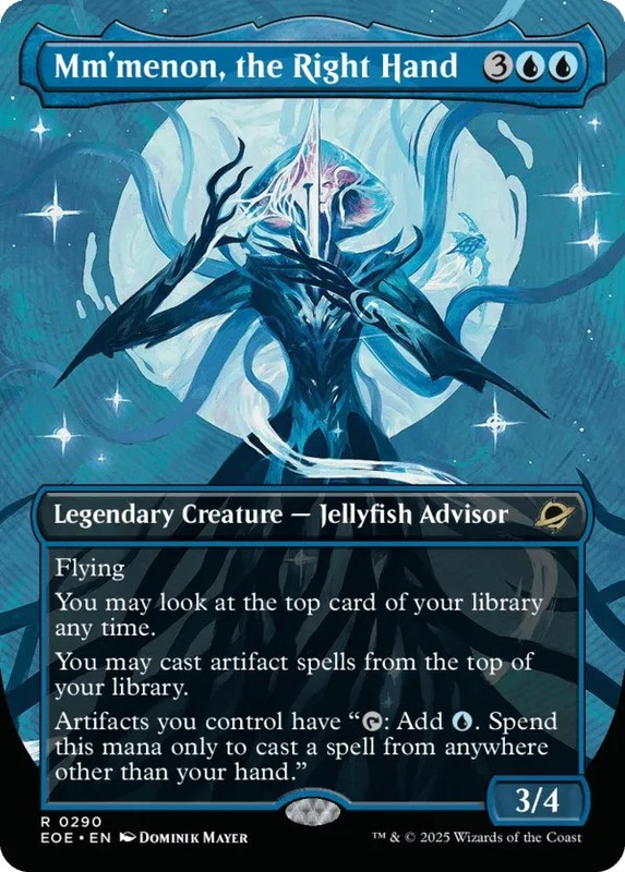 Mm'menon, the Right Hand (Borderless) - Edge of Eternities - 290 - NM - MTG
