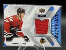 2021-22 Upper Deck Series 2 Rookie Materials Wyatt Kalynuk #RM-WK RC