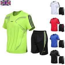 Neu Herren Trainingsanzüge Kurzarm Jogging S...