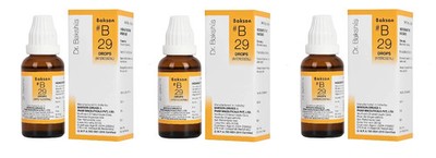 Bakson s B29 Intercostal Drops Homeopathy | Chest Muscle Pain Relief | Pack of 3