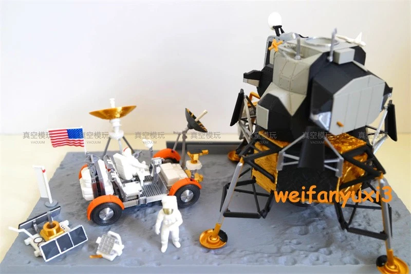 1/72 1/48 Scale Apollo 11 Apollo Lunar Module Astronaut Model Scene Toy - Image 2 of 4