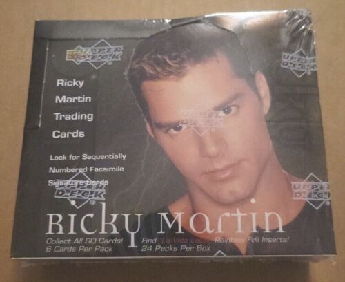 1999 Upper Deck Ricky Martin factory sealed card box Posible Facsimile autograph - Picture 1 of 7