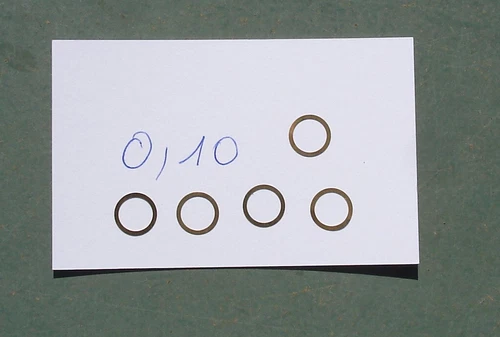 5 x shim for vintage Mitchell 300 .... reel moulinet partnumber 81024 ( 010 )