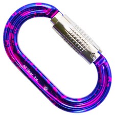 All Gear AGCBMPO Carabiner Three Stage Lock Triple Action 24kN Ultra Violet