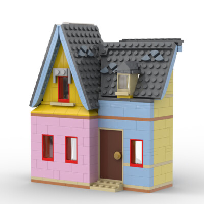 MOC Up House Expansion Building Blocks Toys for 43217 Modular House Architecture