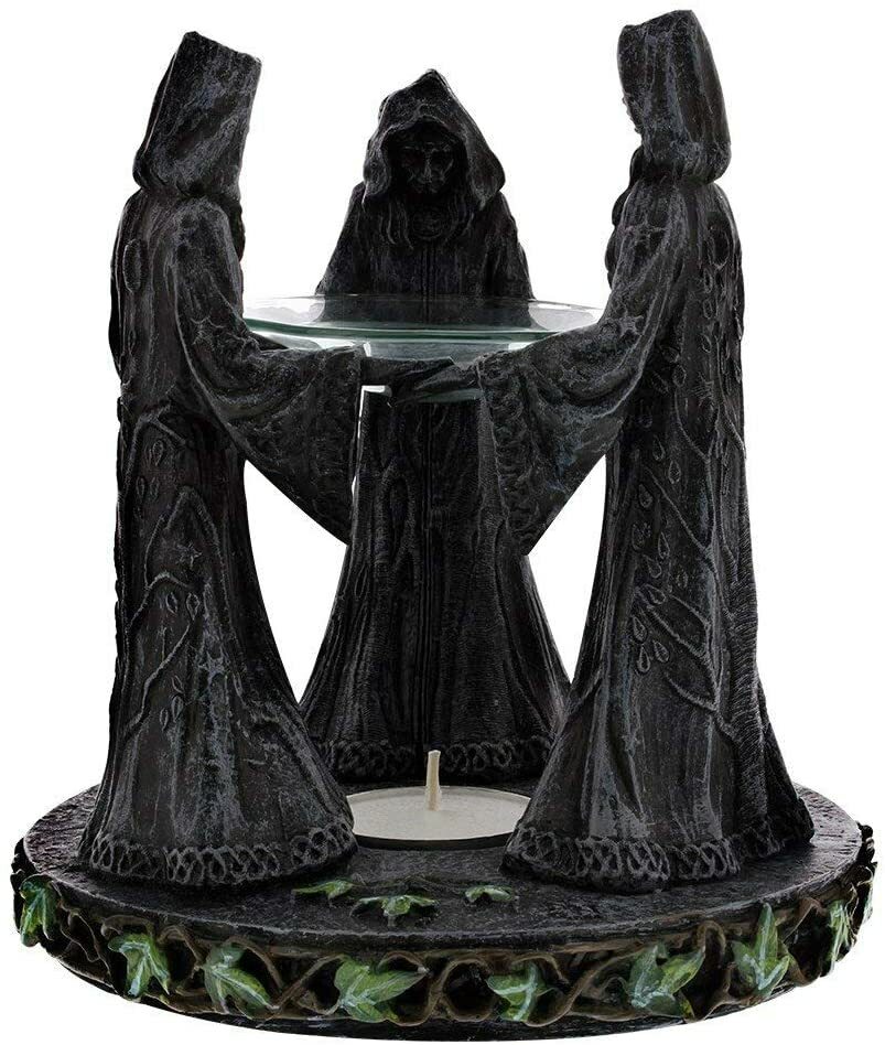Nemesis Now Magik Circle Oil Burner 16cm Grey Resin 9290₽