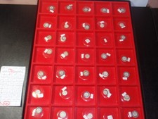 35pcs Size: 14 0/16 to 14 3/16= 31.6mm to 32mm Glass Pocket watch crystal #HRC15