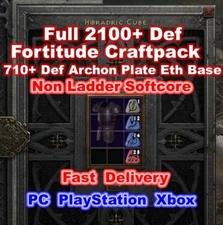 Fortitude Ethereal Craftpack⭐Non ladder Archon Plate Diablo 2 Resurrected D2R SC