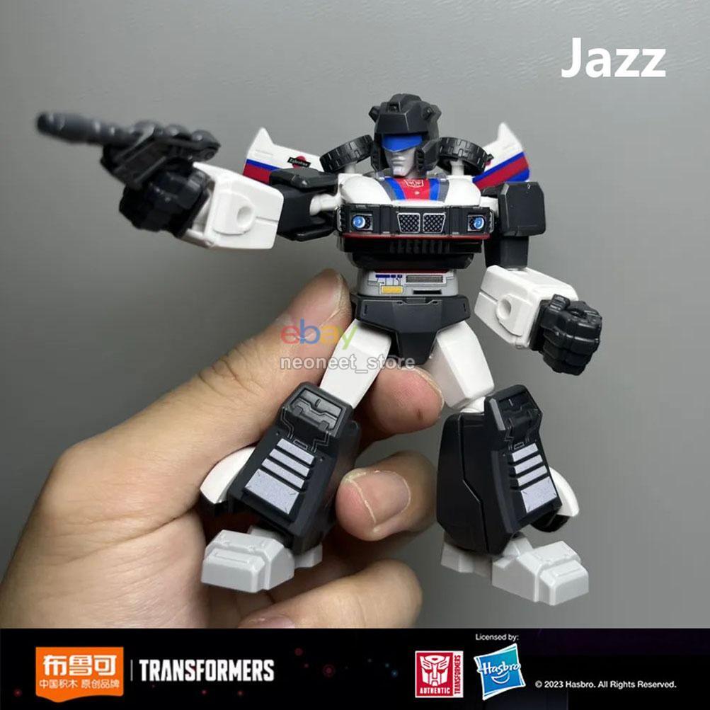 Bloks Transformers G1 Jazz 4" Action Model Kit Master Scale Toy Figure Set