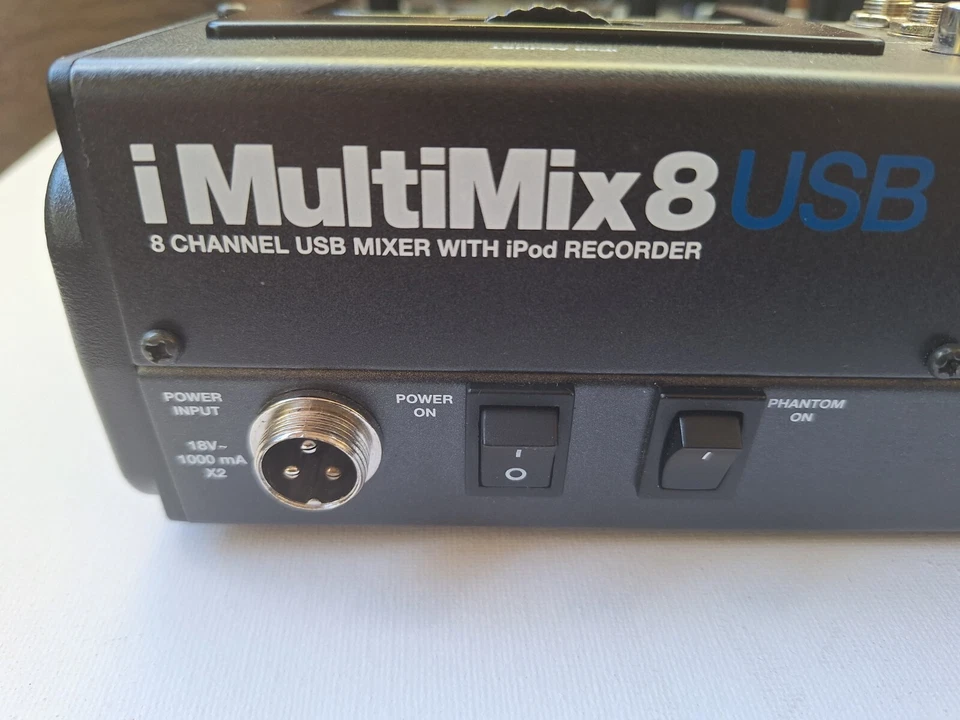ALESIS i MultiMix 8 USB Analog Mixer USB Audio Interface. *EUC* FREE ship to US - Image 2 of 4