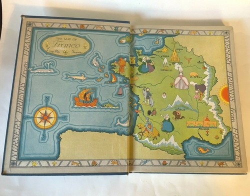 Vtg "Tales Told in Holland" & "Nursery Friends From France" Hardcover 1952 - Picture 3 of 12