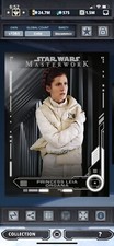 Topps Star Wars Digital Card Trader Standard Masterwork Princess Leia Insert