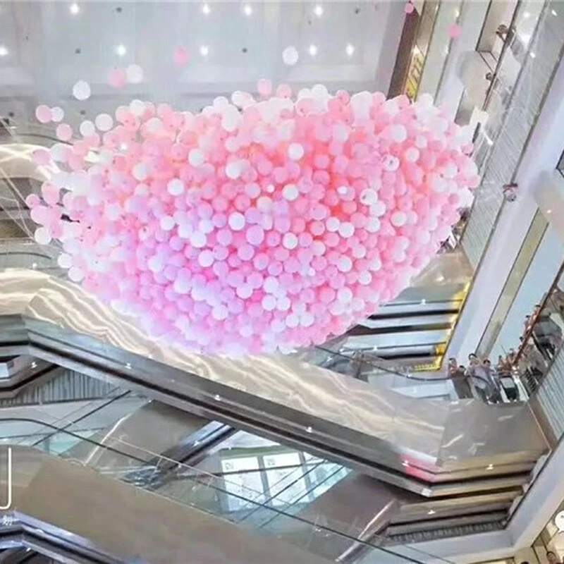 Balloon Drop Net White Storage Carrier Birthday Wedding Party Celebrations Event - Image 2 of 4