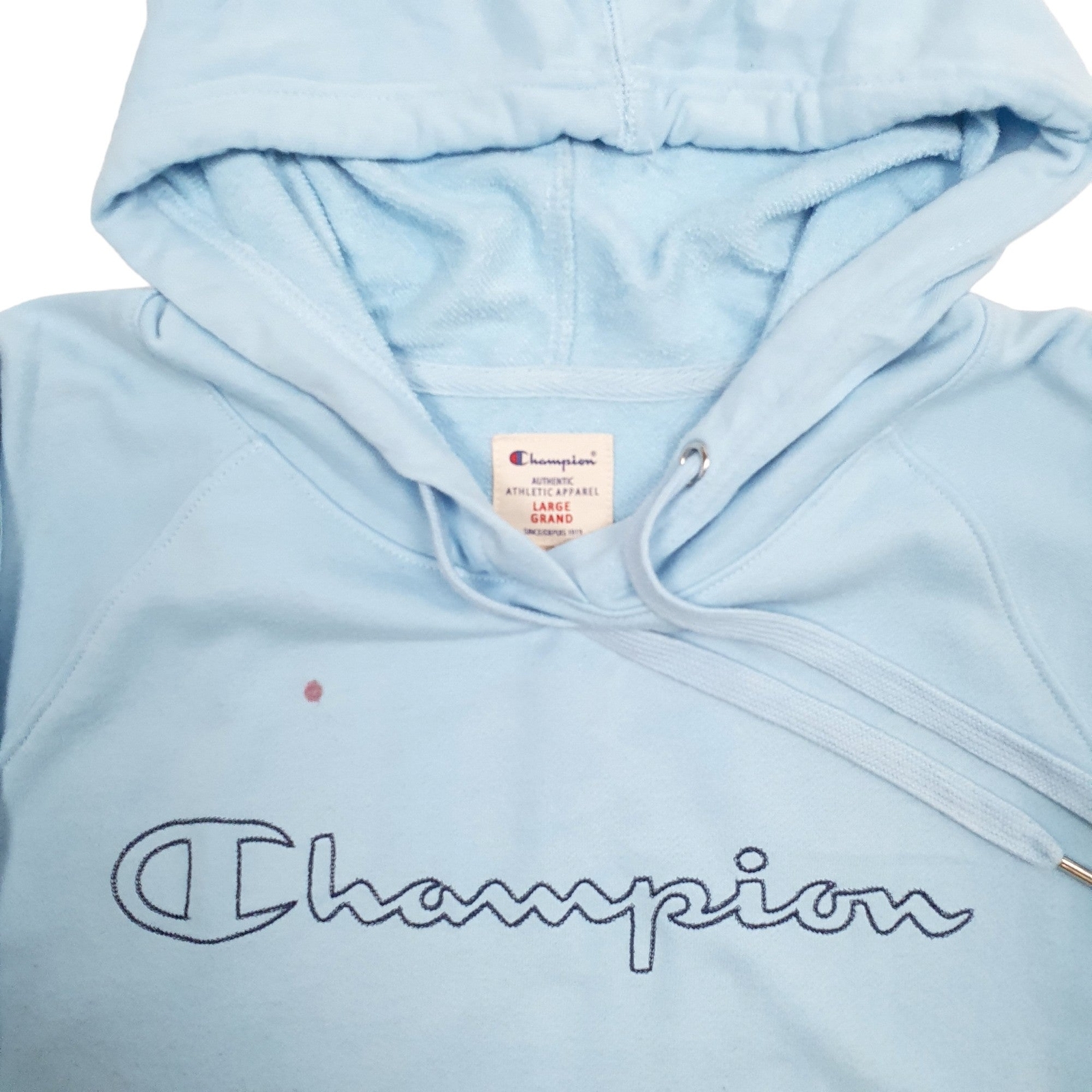 CHAMPION Hoodie Cotton Jumper Sweatshirt Mens S image 2
