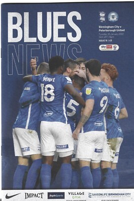 BIRMINGHAM CITY V PETERBOROUGH UNITED 25/1/2022 Championship
