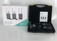 Movo Wmx-20-duo Uhf Wireless Lavalier Microphone System 2 Transmitter 330' Range