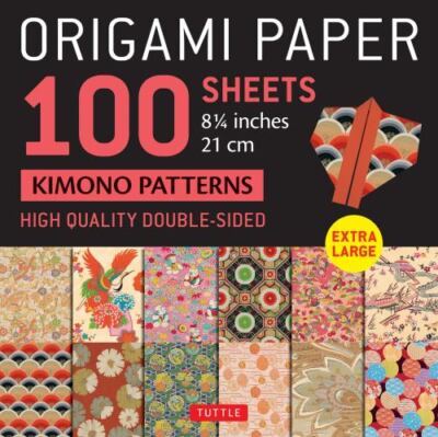 Origami Paper 100 Sheets Japanese Kimono, Hardcover by Tuttle Studio (EDT), L...