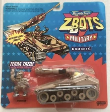 Z-Bots Military Combots TERRA TREDZ Micro Machines Battle Action Blaster Vintage