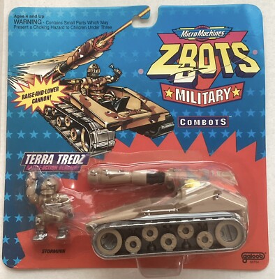 Z-Bots Military Combots TERRA TREDZ Micro Machines Battle Action