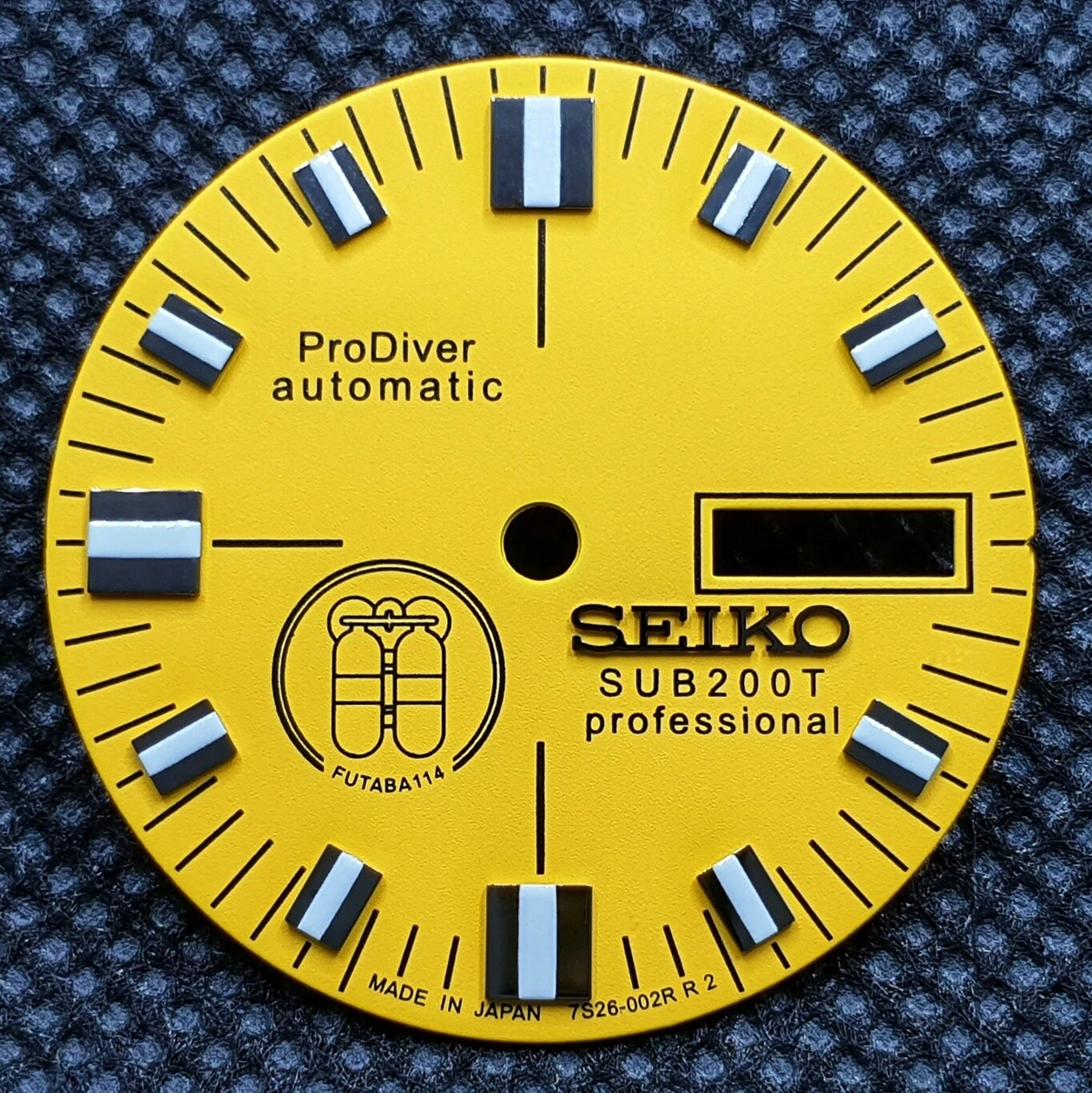 New SEIKO SUB PRO DIVER Dial Yellow MOD for NH36 4R36 7S26 SKX007