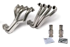 Dynatech SuperMAXX Stainless Longtube Headers with cats for 10-15 Camaro SS