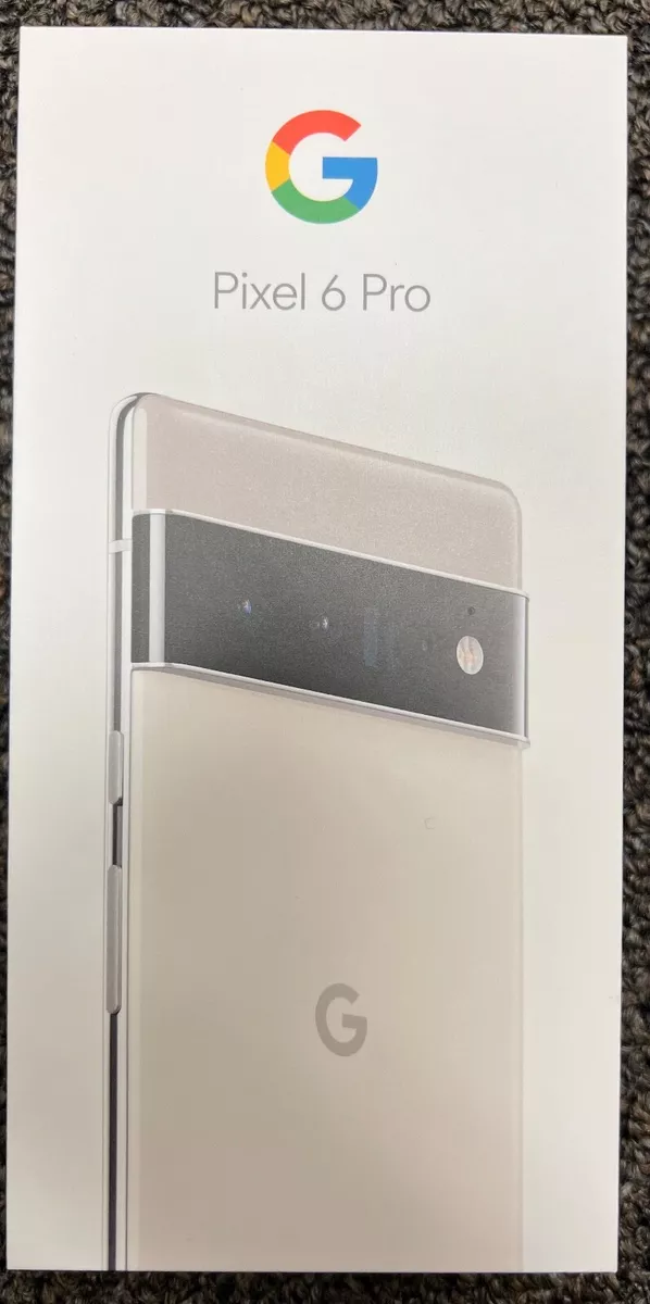 Brand New Google Pixel 6 Pro - 128GB - Cloudy White (Unlocked)+ GOOGLE  Warranty