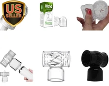 6 Pcs Eletrict Handheld Massager Attachments Accessory for Back Legs Fit for Hit