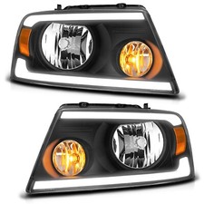 Weelmoto Pair Led Drl Headlights For 2004-2008 Ford F150 06-08 Lincoln Mark Lt