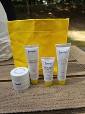 SUPERGOOP! SPF40 Travel 4x Lot Unseen Sunscreen Superscreen Daily Moisturizer 