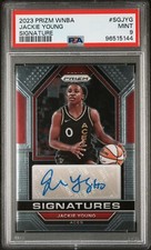 2023 Panini Prizm WNBA JACKIE YOUNG #SG-JYG SIGNATURES AUTO ACES PSA 9 MINT