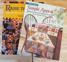 That Patchwork Place Lot 2 Applique Books Simple Appeal  Raise the Roof Quilti