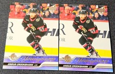 2023-24 Upper Deck Extended Series Young Guns Angus Crookshank #706 Rookie (2)