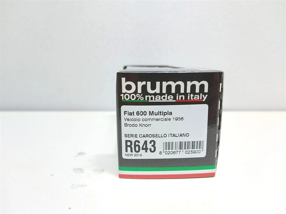 Fiat 600 Multipla Brodo Knorr del 1956 - 1/43 Brumm art. R643 - Immagine 2 di 2