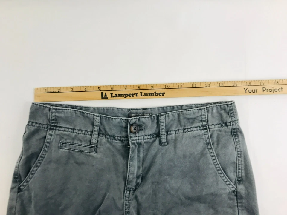 Шорты Merona женские размер 2 серые джинсовые с низкой талией повседневные с карманами для часов - Изображение 3 из 4