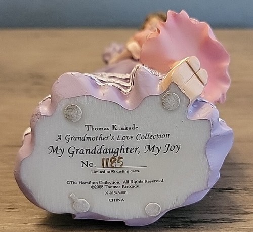 Thomas Kinkade My Granddaughter My Joy, A Grandmother's Love Collection 2008 - Picture 7 of 7