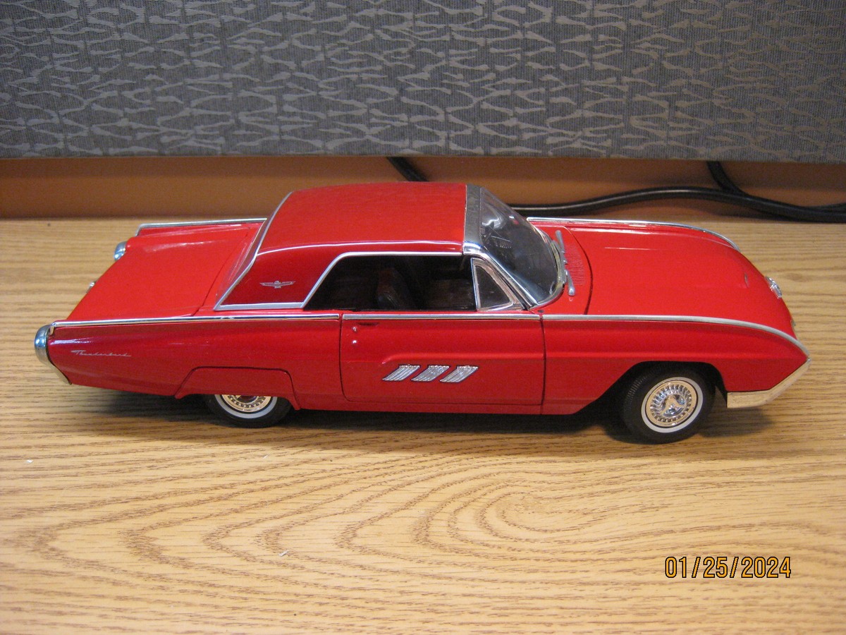 1/18 1963 THUNDERBIRD , IN RED BY ANSON NO BOX | eBay