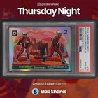 2024 DONRUSS OPTIC KYLER MURRAY MARVIN HARRISON JR. DOWNTOWN DUOS RC SSP PSA 8