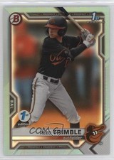 2021 Bowman Draft 1st Edition Sky Blue Foil Reed Trimble #BD-144 0yj0