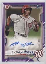 2021 Bowman Paper Prospect Purple Border 164/250 Jeremy Ydens #PAPR-JY Auto 0jv9