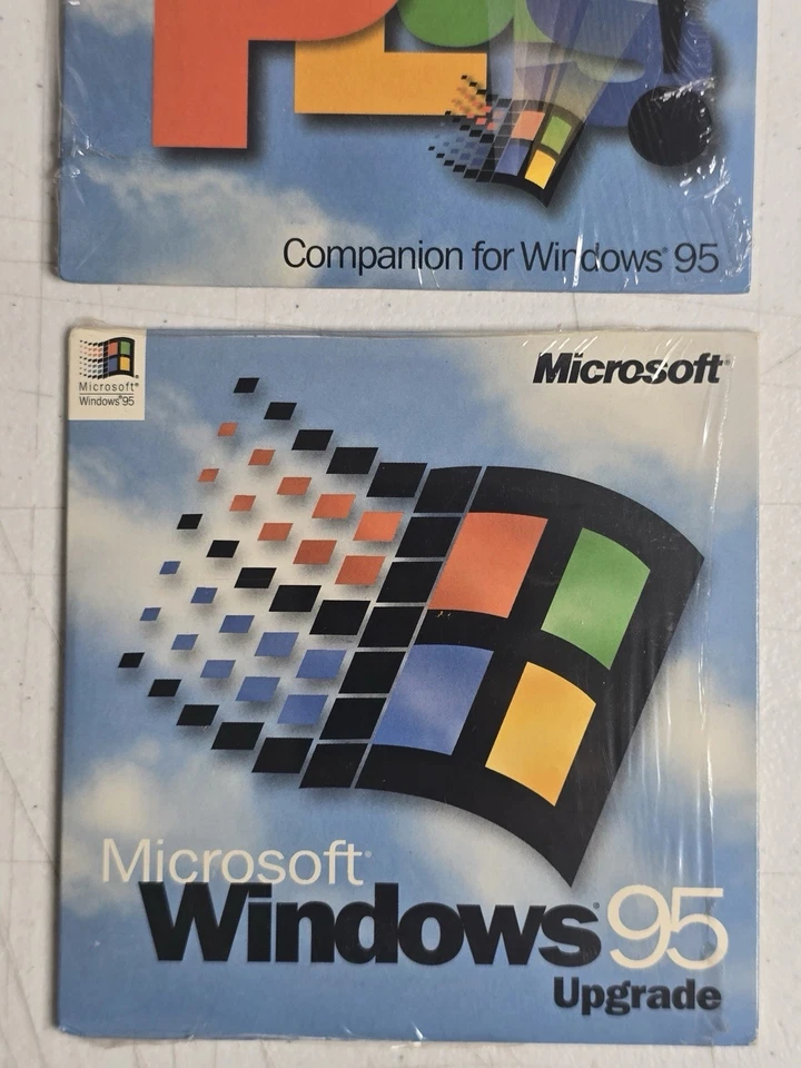 Microsoft Windows 95 Upgrade PLUS! Companion CD Software Lot 1995 Vtg Keys - Image 3 of 4