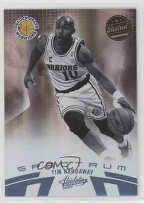 2010 Absolute Memorabilia Retired Platinum Spectrum 20/25 Tim Hardaway HOF 05v0