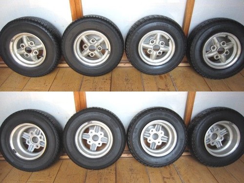 JDM Rare WATANABE 4-spoke aluminum wheels 4-spoke set 10PCD110 old car No Tires