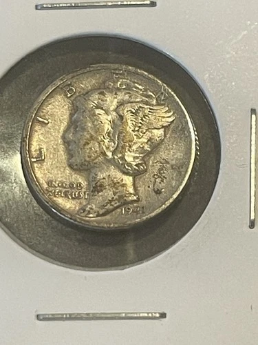 1941-P Mercury Dime 90% Silver Coin X2779
