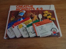 1984 Vintage Discovery Toys "Creative Moments" Activity Cards Complete Set 4-9