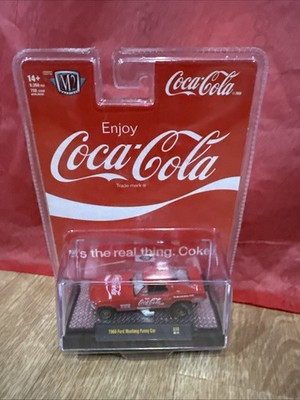 2022 M2 MACHINES 1:64 COCA-COLA EDITION RED 1969 FORD MUSTANG FUNNY CAR C35