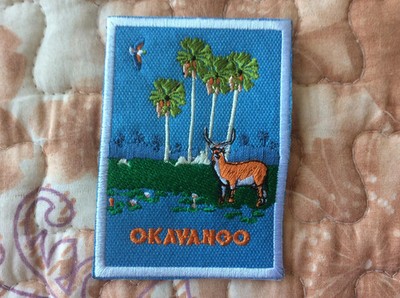Patch Okavango Delta Kalahari Desert Africa Botswana UNESCO World Heritage Site