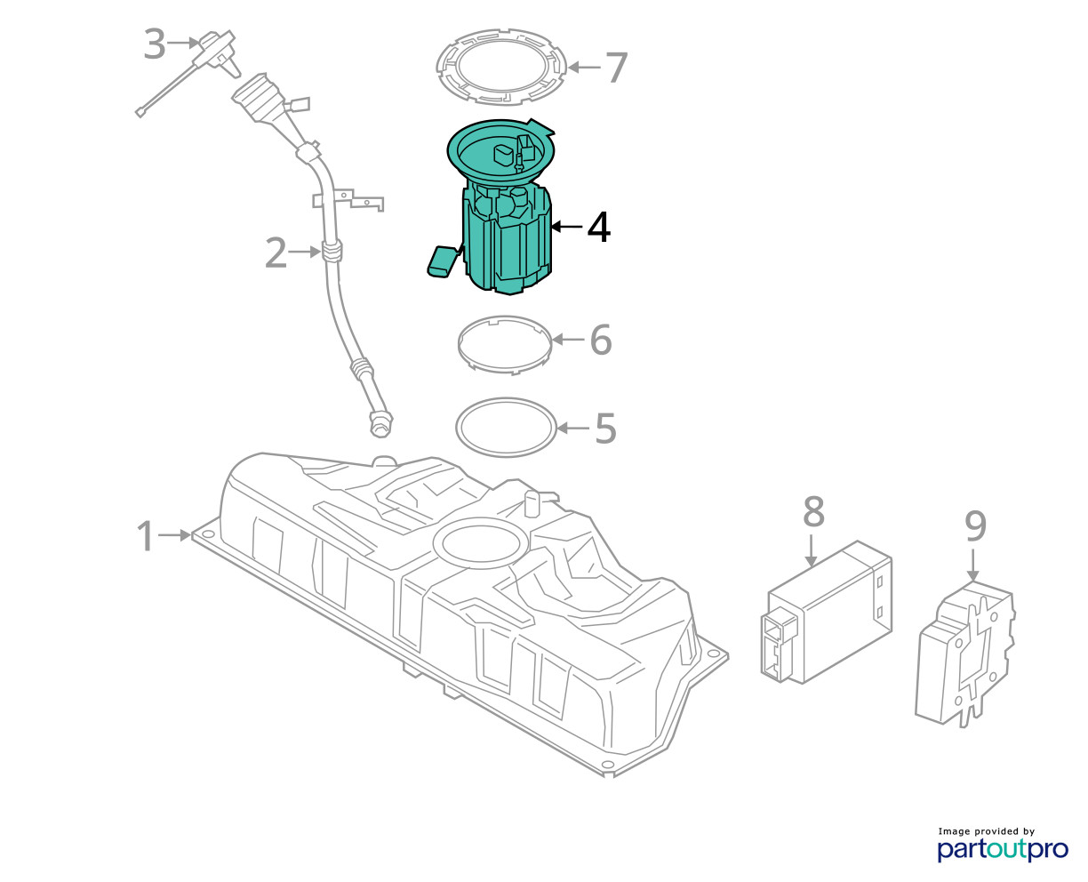 BMW i8 2014-2019 Fuel pump