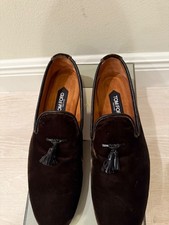 TOM FORD MENS BROWN SUEDE SHOES NIB SIZE10 RETAIL MPRICE 1490.00