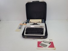 Kofferschreibmaschine + Zubeh&ouml;r Erika 50/60 Metall B&uuml;ro Technik alt #268357