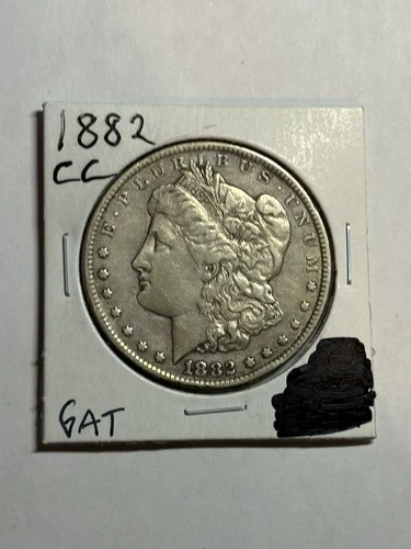 1882-CC Morgan Silver Dollar XF Tough Date Circulated CC